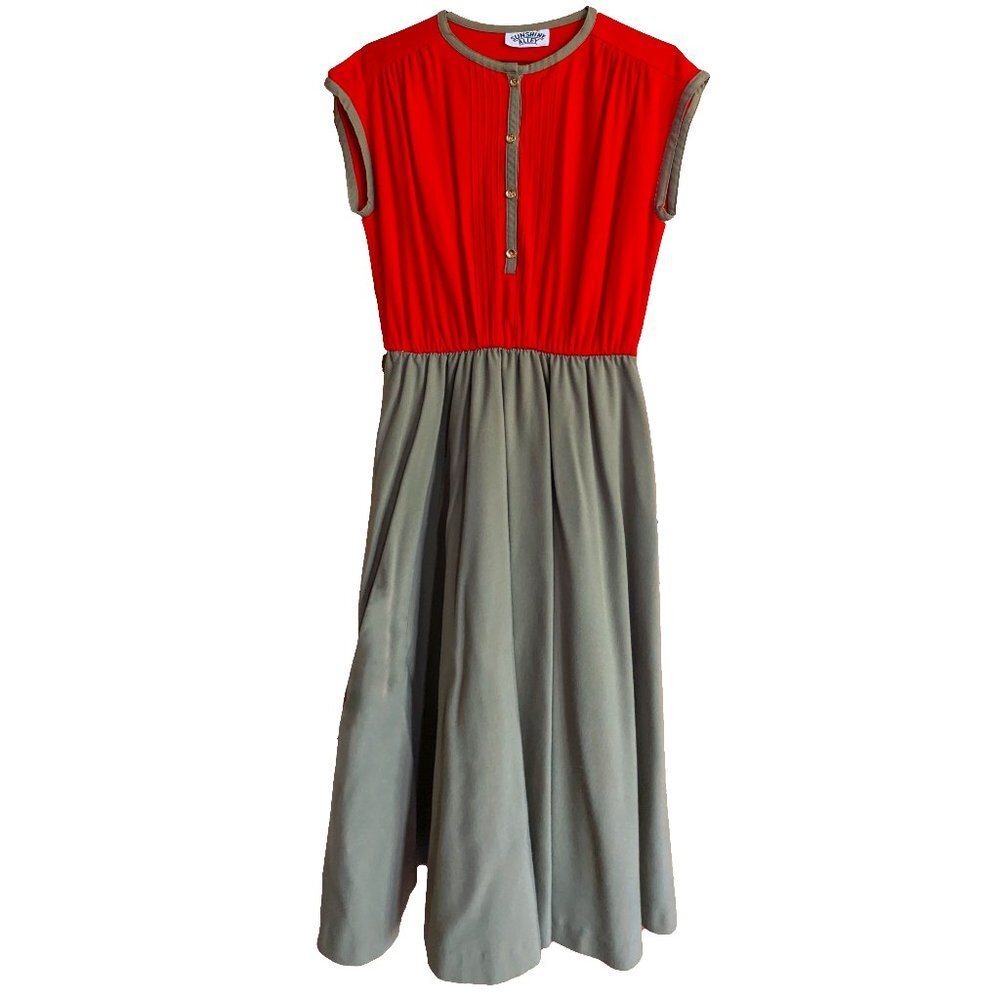 Vintage Sunshine Alley Shirtwaist Dress